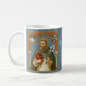 St. Dominic de Guzman (BK 011) Café Mug 2a (Gauche)