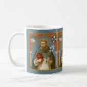 St. Dominic de Guzman (BK 011) Café Mug 3a (Gauche)