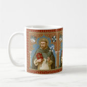 St. Dominic de Guzman (BK 011) Café Mug 3b (Gauche)