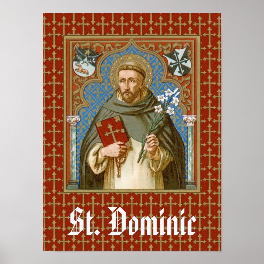 St. Dominic de Guzman (BK 011) Poster (Voorkant)