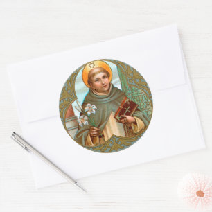 St. Dominic de Guzman (BK 07) Ronde Sticker