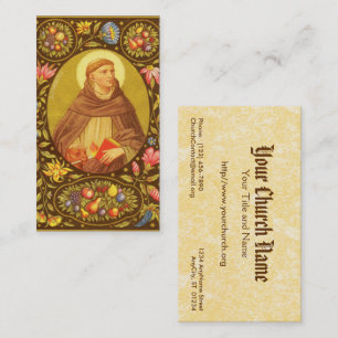St. Dominic de Guzman (PM02) Full Bleed Visitekaartje