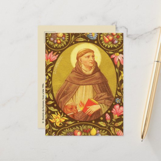 St. Dominic de Guzman (PM 02) Carte postale 2 (Devant/Arrière en situation)
