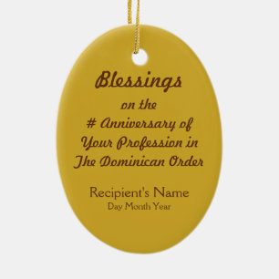 St. Dominic de Guzman (PM 02) Keramisch Ornament