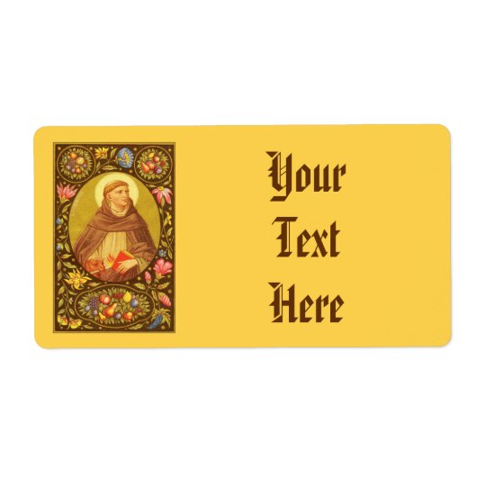 St. Dominic de Guzman (PM 02) Wide NBMP Label 3c (Voorkant)