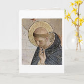St. Dominic door Fra Angelico Kaart (Gele Bloem)