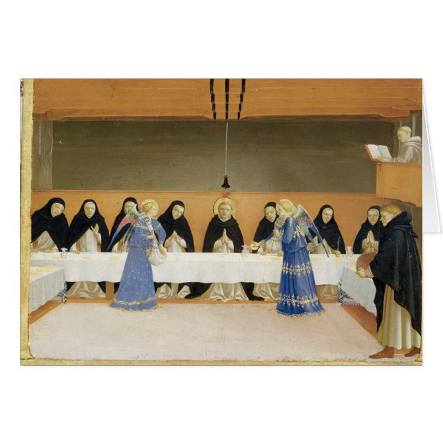 St Dominic et ses compagnons Fed par des anges (Devant horizontal)
