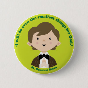 St. Dominic Savio Ronde Button 5,7 Cm
