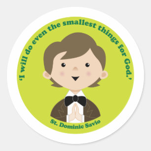 St. Dominic Savio Ronde Sticker