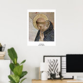 St. Dominic van Fra Angelico Poster (Thuiskantoor)
