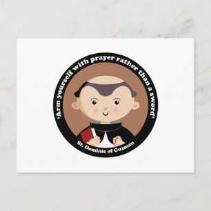 St. Dominic van Guzman Briefkaart
