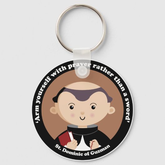 St. Dominic van Guzman Sleutelhanger (Voorkant)