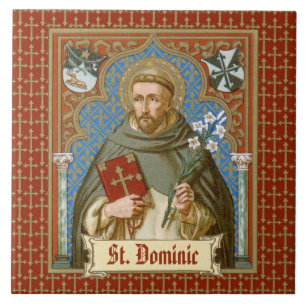St. Dominicus de Guzman (BK 011) Tegeltje