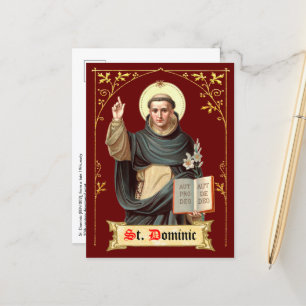 St. Dominicus predikend (BEN 002) Briefkaart