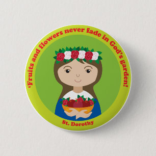 St. Dorothy Ronde Button 5,7 Cm