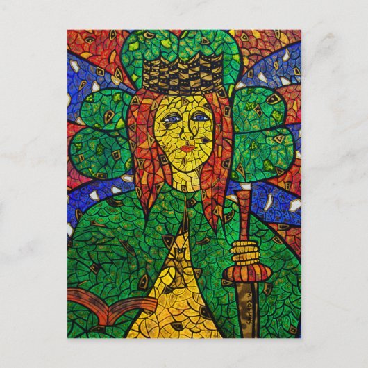 St. Dymphna Briefkaart (Voorkant)