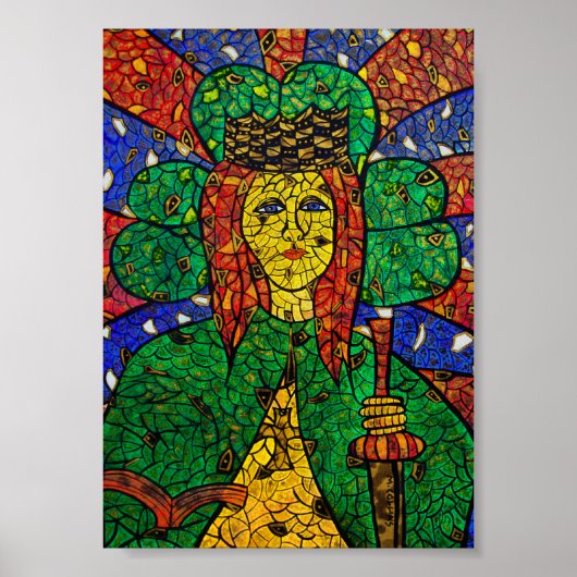 St. Dymphna Poster (Voorkant)