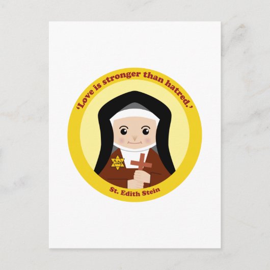 St. Edith Stein Briefkaart (Voorkant)