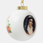 St.Edith Stein-kerstversiering Keramische Bal Ornament (Links)