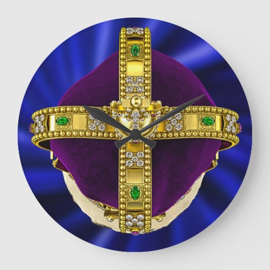 St Edwards Crown met Fur Grote Klok (Voorkant)