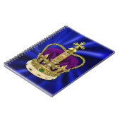 St Edwards Crown met Fur Notitieboek (Linkerzijde)