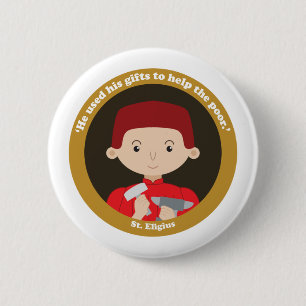 St. Eligius Ronde Button 5,7 Cm