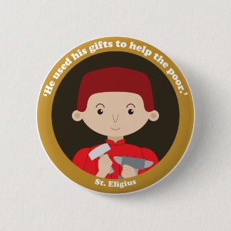 St. Eligius Ronde Button 5,7 Cm