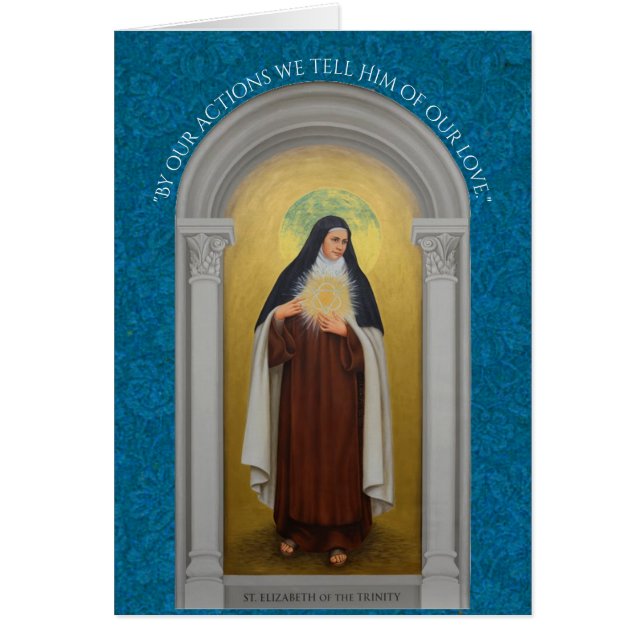 St Elizabeth de la nonne de Carmélite de trinité (Devant)