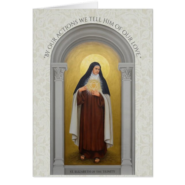St Elizabeth de la nonne de Carmélite de trinité (Devant)
