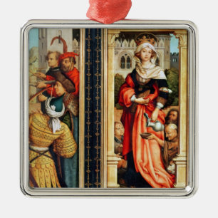 St. Elizabeth van Hongarije Metalen Ornament