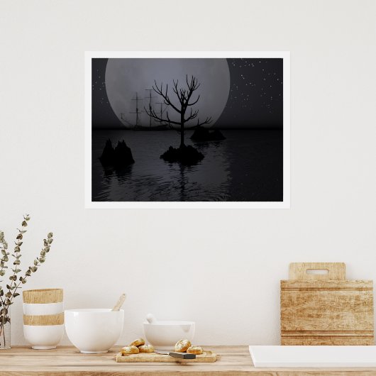 St. Elmos Ship Poster (Keuken)