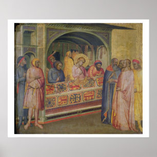 St. Eloi in de Silversmith workshop Poster