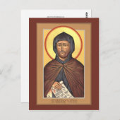St. Ephraïm, la carte de prière syrienne (Devant / Derrière)