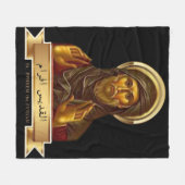 St. Ephrem de Syrische Blanket Fleece Deken (Voorkant (Horizontaal))