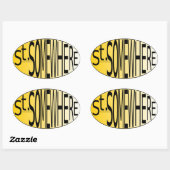 St. Ergens Ovale Sticker (Vel)