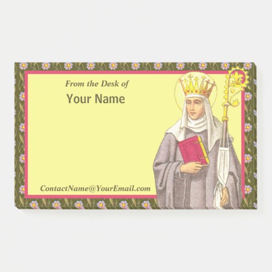 St. Etheldreda (Audrey) (P 003) 10"x6" Post-it® Notes (Voorkant)