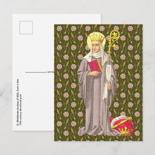 St. Etheldreda (Audrey) (P 003) Carte postale (Devant / Derrière)