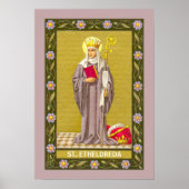 St. Etheldreda (Audrey) (P 003) Poster (Voorkant)