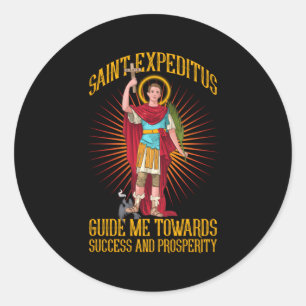 ST Expeditus begeleiden me naar succes Ronde Sticker