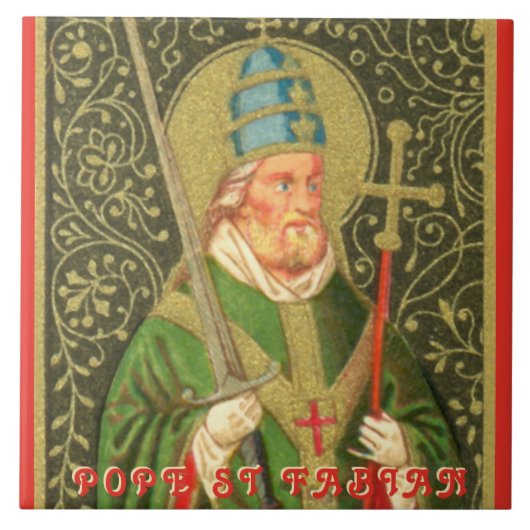 St. Fabian (PA 01a) Tegeltje (Voorkant)