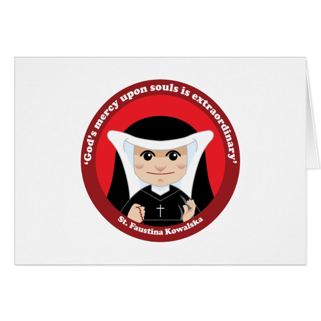 St Faustina Kowalska (Devant horizontal)