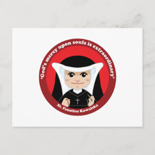 St. Faustina Kowalska Briefkaart