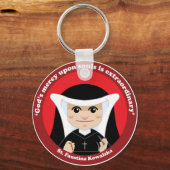 St. Faustina Kowalska Sleutelhanger (Voorkant)