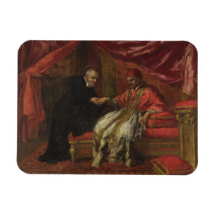 St. Filippo Neri Curing Pope Clemente VIII Magneet
