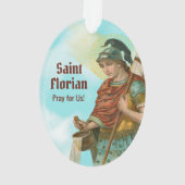 St. Florian avec seau (les deux; M 019) Acrylique (dos)