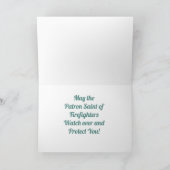 St. Florian de Lorch (BK 32) Carte de voeux vierge (Intérieur)