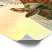 St. Florian met Bucket (Rook; M 019) Poster (Hoek)
