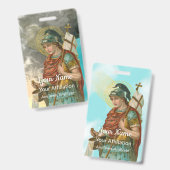 St. Florian met emmer (Beide; M 019) Badge (Voor- en achterkant)