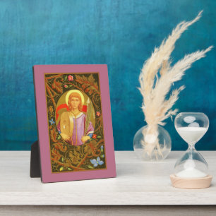 St. Florian (PM 03) 5"x 7" Plaque 1 met esel Fotoplaat