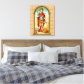 St. Florian van Lorch (BK 32) Canvas Afdruk (Insitu (Slaapkamer))